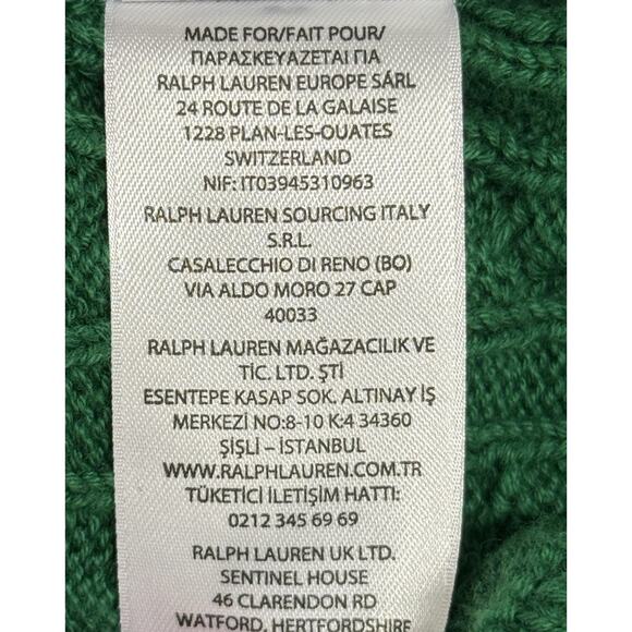 Polo Ralph Lauren Boys Cable-Knit Cotton Crew Neck Sweater Red Size 8 Small NWT - Picture 6 of 6